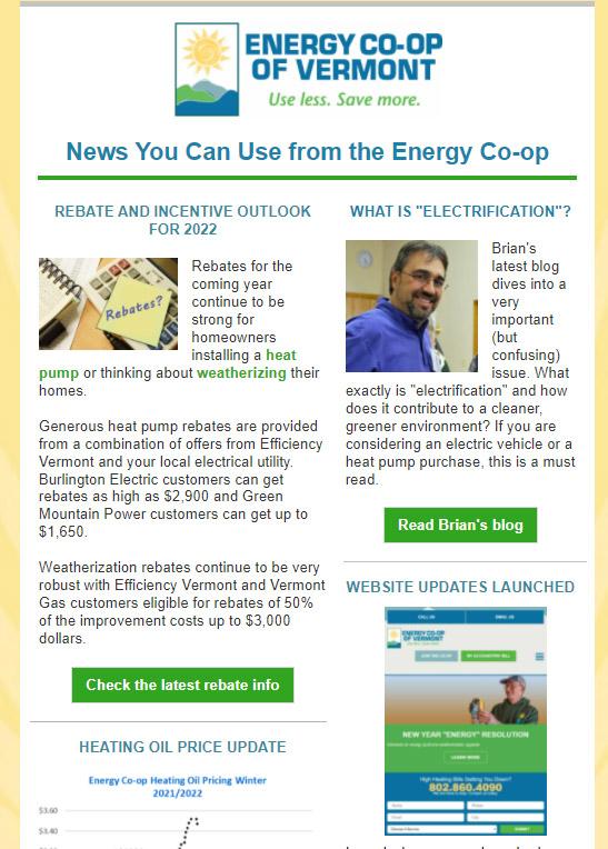 Energy Co-op Newsletter January 2022