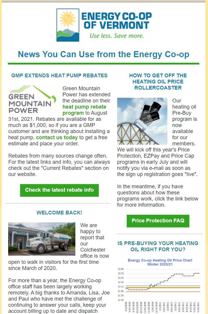 Energy Co-op Newsletter June 2021